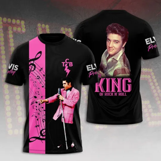 Discover Elvis Presley 3D Shirt, unisex tshirt, gift for fans