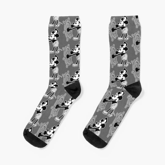 Discover Steamboat Willie 1 Socks