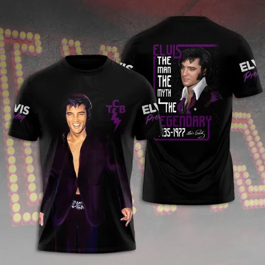 Discover Elvis Presley 3D Shirt, unisex tshirt, gift for fans