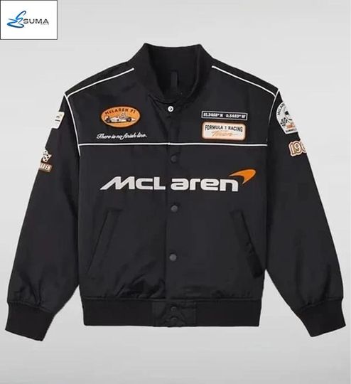 Discover Mc.Larren Racing F_1 Baseball Jacket Style F1 Racing Jacket With Free Gift