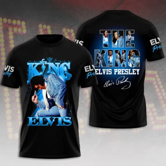 Discover Elvis Presley 3D Shirt, unisex tshirt, gift for fans