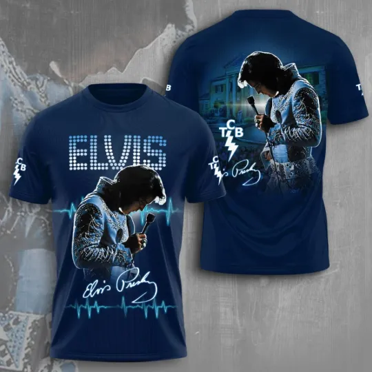 Discover Elvis Presley 3D Shirt, unisex tshirt, gift for fans