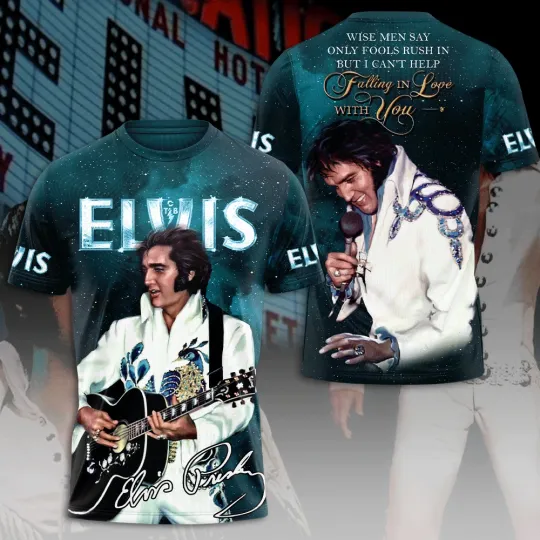 Elvis Presley 3D Shirt, unisex tshirt, gift for fans