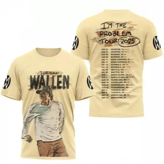 Discover Wallen Western 3D T-Shirt Unisex T-Shirt 3D, gift for fans