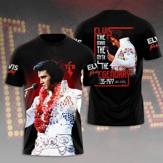 Elvis Presley 3D Shirt, unisex tshirt, gift for fans