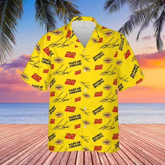 Joey Logano Hawaiian Shirt