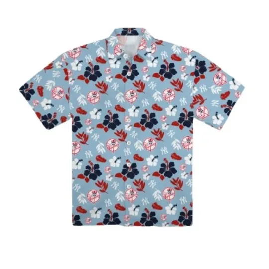 Discover New York Yankees Hawaiian Shirt Tropical