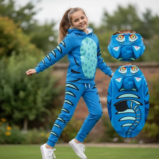 Halloween Kpop Demon Hunters Tiger Hoodie, Tiger Kpop Costume Ear Hoodie Jogger, Derpy Tiger Cosplay Hoodie, Halloween Costume Gift