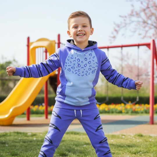 Discover Blue Tiger Costume Hoodie Jogger, Blue Tiger Costume Hoodie, Tiger Movie Cosplay Hoodie And Joggers, Blue Tiger Hoodie