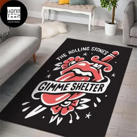 The Rolling Stones Gimme Shelter Luxury Rug