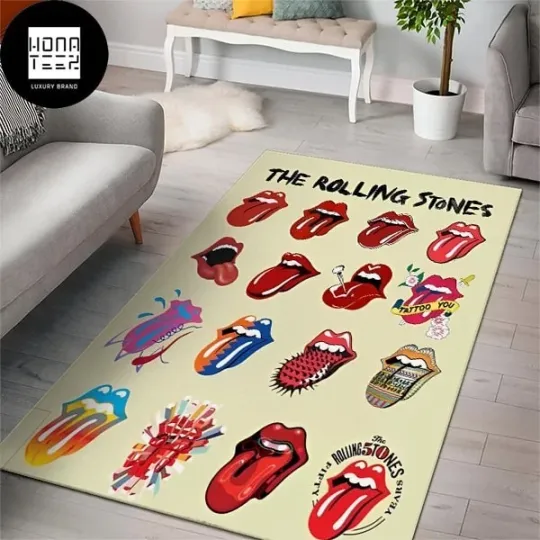 The Rolling Stones Logo Luxury Rug