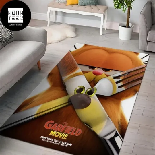 Discover The Garfield Movie Cosplay Deadpool And Wolverine Fan Gifts Luxury Rug