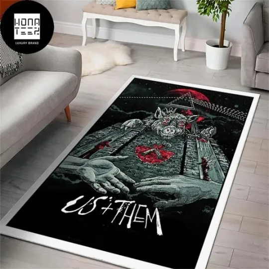 Discover Pink Floyd Us And Them Pig Castle Luxury Rug