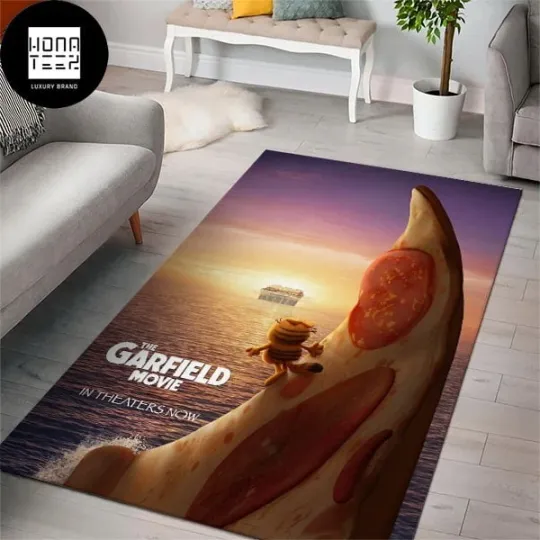 Discover The Garfield Movie Cosplay Moana 2 Luxury Rug