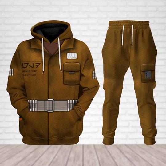 Star Wars Rose Tico Cosplay Hoodie Jogger, Disney Halloween, Star Wars Galaxy Edge Costume, Jedi Shirt, Halloween Gift