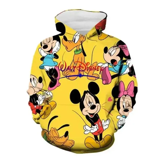 Discover Disney Mickey Mouse and Donald Duck 3D Hoodies for Men and Women