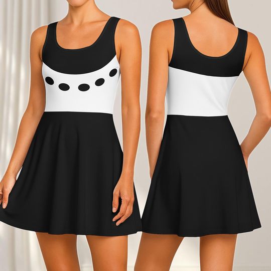 Discover Kpop Birds Cosplay Skater Dress, Blue Tiger and Grey Bird Women Dress, Saja Boy Fans Dress, Kpop Movie Costume For Her