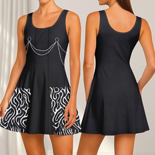 Discover Saja Boy Skater Dress, Jinu Saja Boys Cosplay Women Dress, Halloween Dress,  Kpop Group Fans Costume, Gift For Her