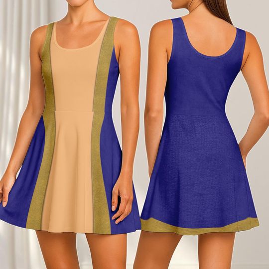 Discover Toad Cosplay Skater Dress, Super Mario Women Dress, Nintendo Gamer Halloween Costume, Mario Bros Casual Dress, Fun Cartoon Party Dress