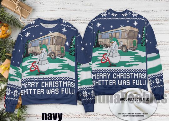 Snowman Cousin Eddie National Christmas Vacation Ugly Sweater, Snowman Christmas Ugly Sweater, Family Ugly Sweater, Ugly Christmas Sweater