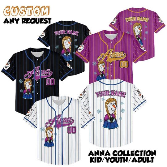 Discover Disney Olaf Princess Anna Costume Jersey, Disney Olaf Anna Princess Shirt, Frozen Olaf Costume Princess Shirt, Disney Family Trip Shirt