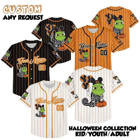 Discover Tangled pascal Halloween Jersey Shirt, Disney Tangled Baseball Jersey, pascal Cosplay, Disney Halloween Jersey, Disney World Shirt