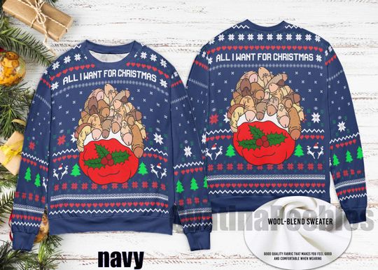 Discover All I Want for Christmas Jingle Balls Sweater Xmas, Sweater Jingle Balls Ugly Christmas Sweater, Funny Balls Ugly Sweater,Gift For Men Women