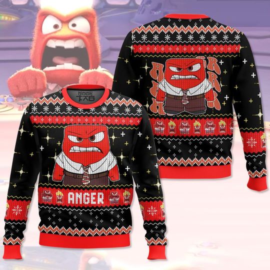 Discover Disney Inside Out All Characters Ugly Sweater, All Over Print 3D Ugly Sweater Gift For Her Mother, Disneyland Family Trip, Xmas Party Kid