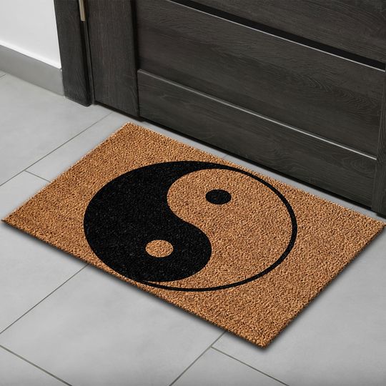 Discover Yin Yang Rugs, Modern Desing Rugs, Yin Yang Doormat Rugs, Modern Rugs, Dining Room Rug, Large Rug, Housewarming Gift, Office Rug,