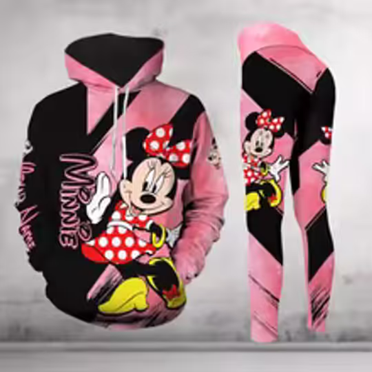 Discover Disney Mickey Cosplay Hoodie and Leggings Set
