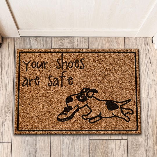 Discover Dog Doormat Rug, Non-Slip Shoe Mat
