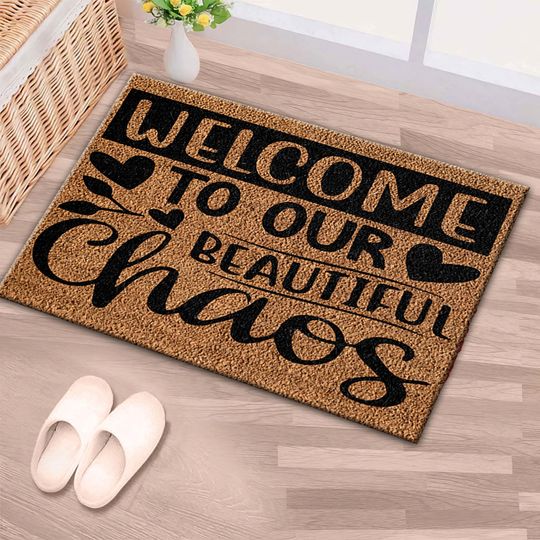 Discover Welcome Doormat Rug, Modern Decorative Rug