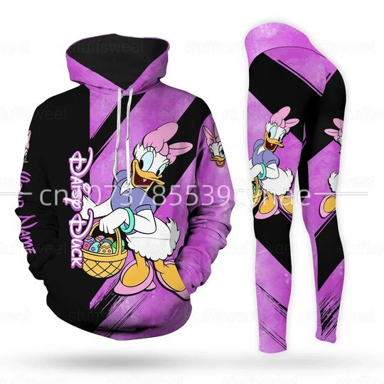 Disney Daisy Duck Women's Hoodie Leggings Set
