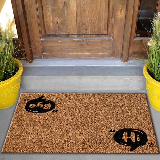 Discover Hi Bye Rugs, Hi Bye Doormat Rug, Hi Bye Desing Rugs, Modern Rugs, Bridesmaid Gift, Hallway Rug, Gift For Him, Personalized Gifts,
