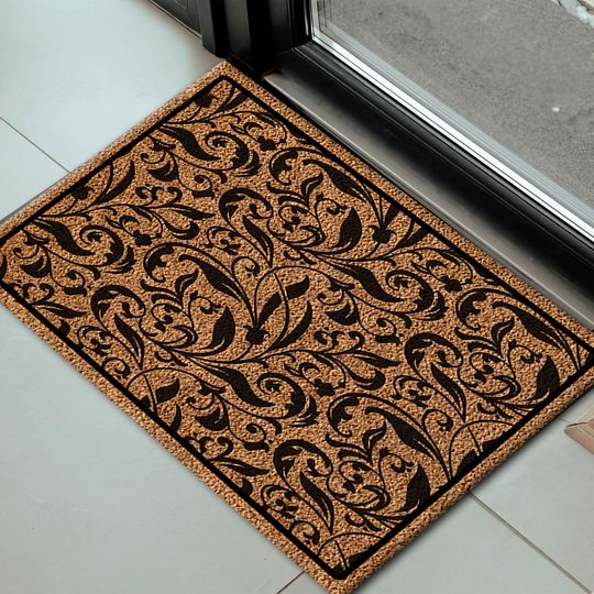 Discover Bohemian Rugs, Personalized Printed Doormat Rug, Bohemian Home Decor Rug, Custom Doormat Rug, Custom Rug, Gift For Her, Chenille Rug,