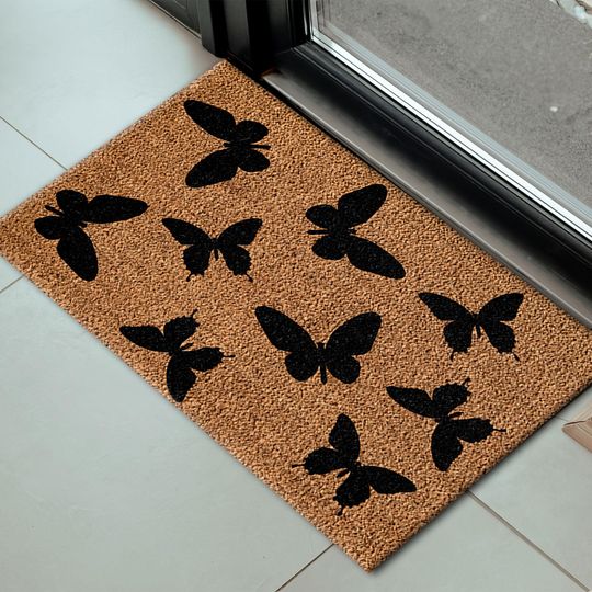 Discover Butterfly Rug, Butterfly Desing Rug, Butterfly Doormat Rugs, Animal Rugs, Gift For Her, Kitchen Rug, Machine Washable Rug, Accent Rug,