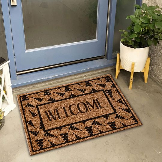 Discover Welcome Rug, Outdoor Mat Rug, Welcome Doormat Rug, Coco Doormat Rug, Custom Rug, Dining Room Rug, Gift Rug, Hallway Rug, Bridesmaid Gift,