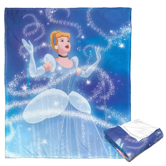 Discover Disney Princesses Cinde Transformed Fleece Blanket