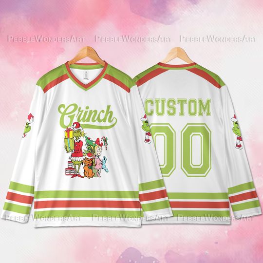 Discover Personalized Grin Hockey Jersey, Hockey Lovers Gifts