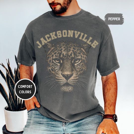 Discover Retro Jacksonville Football T-Shirt, Vintage Sports Fan Gift, Football Team Tee