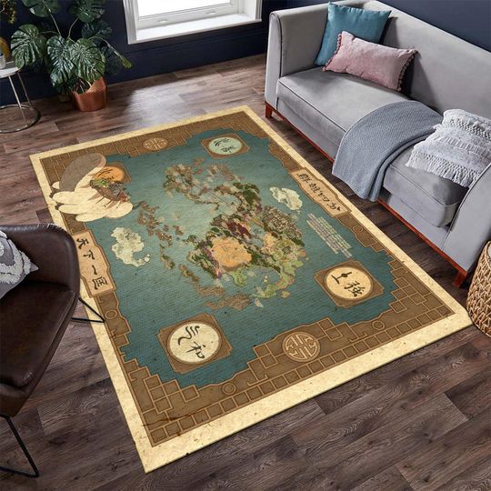 Discover Anime Map Rug: Fantasy World Decor