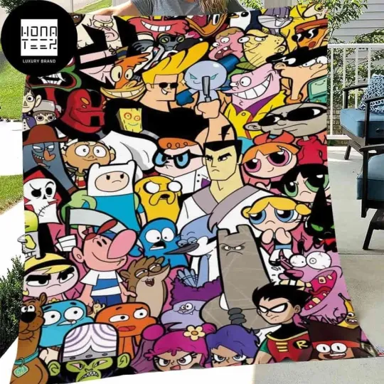 Discover This Is Era Of Cartoon Network Queen Bedding Set Fleece Blanket