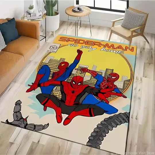 Discover Movie Superhero Cartoon HD Printed Carpet Rug for Living Room Bedroom Table