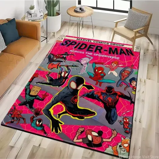 Discover Movie Superhero Cartoon HD Printed Carpet Rug for Living Room Bedroom Table