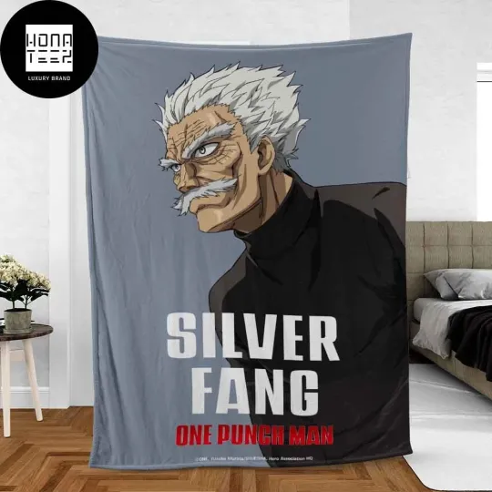 Discover One-Punch Man Season 3 Silver Fang Fan Gifts Fleece Blanket