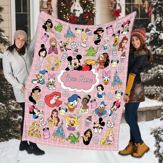 Discover Custom Mickey & friends Disney character blanket, Toy Story Blanket