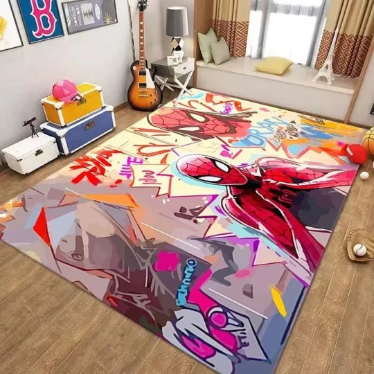 Spiderman Gwen Stacy Cosplay Carpet Living Room Bedroom Sofa Rug Door Mat