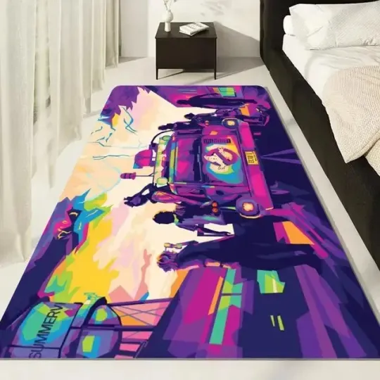 Discover Ghostbusters Cosplay Carpet Living Room Bedroom Sofa Rug Door Mat 4