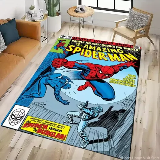 Discover Movie Superhero Cartoon HD Printed Carpet Rug for Living Room Bedroom Table
