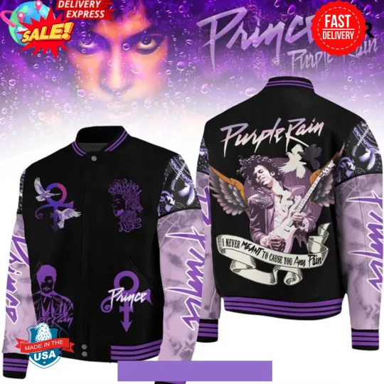 Discover Prince Pur Rain Limited Edition Baseball Jacket